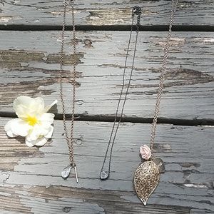 3 beautiful necklaces.